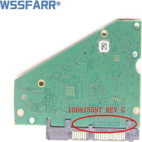 Hard drive parts PCB board 100815597 REV D for Seagate 3.5 SATA hdd data recovery