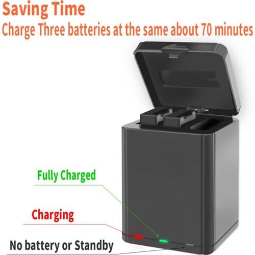 For DJI Tello Battery Charging Hub 3 in 1 Rapid Intelligent Multi Battery Charger for DJI Tello Drone Power Adapter Accessories