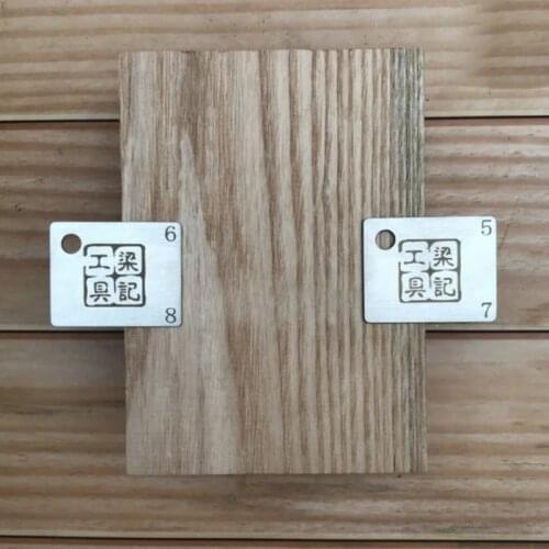 1:5 1:6 1:7 1:8 T-shaped Dovetail gauge Carpentry Dovetail scribe gauge template Woodworking tools