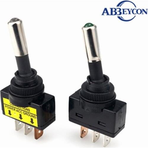 1PCS ASW-15D 12V 20A Car Auto LED Light Toggle Rocker Switch 3Pin SPST ON/OFF Sales for vehicles