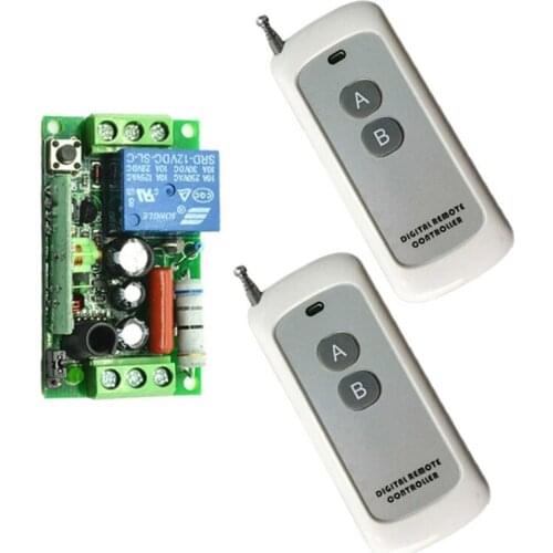 1000m AC 220V 110V 1 CH 1CH RF Wireless Remote Control Switch System Transmitter + Receiver,Momentary / Toggle