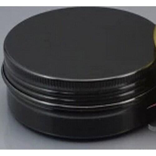 Lot of 30pcs Aluminum Jars 100ml Black Tin 100g Cosmetic Containers Crafts Pots zkh119