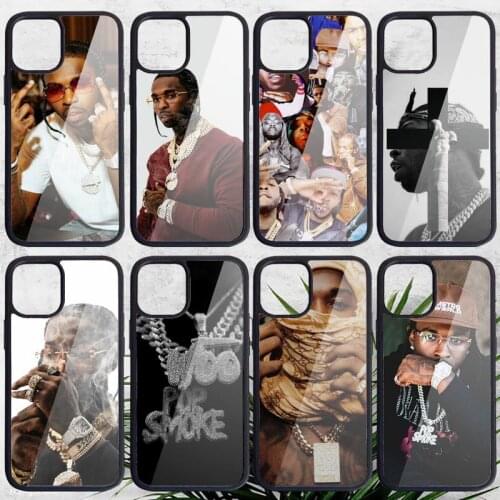 Pop Smoke Phone Case PC for iPhone 11 12 pro XS MAX 8 7 6 6S Plus X 5S SE 2020 XR