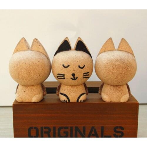 Diy color Pine cat Hand art Furniture decoration Environmental protection material Kindergarten Children begin ability +B C4-14