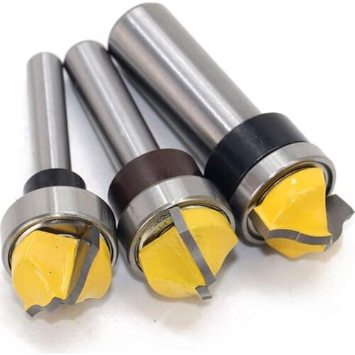 1/4"Shank Wood Router Bits for Profile Groove Template Milling Cutters Woodworking Milling Cutter Carving Machine Tools