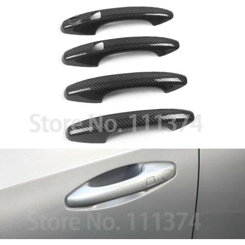 Carbon Door Handle Cover Trim For Haval Jolion 2021 Chrome Styling Decoration Trim Accessories