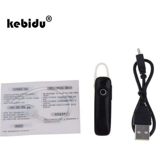 Kebidu stereo headset bluetooth earphone headphone mini V4.1 for all phone for iphone wireless bluetooth handfree universal