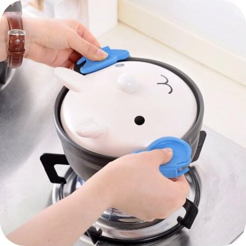 2pc Creative Butterfly Kitchen Heat Insulation Anti-scalding Silicone Tray Tray Clamp Tray Oven Baking Bowl Chuck Clamp