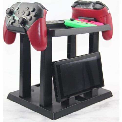 2019 Game Disc Gamepad Storage Bracket Holder Tower Joystick Carrying Stand for Nintend Switch Poke Ball Plus Multifunction