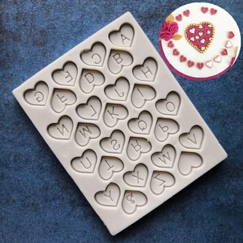 Luyou 1pcs letter Silicone Cake Mold LOVE Shape DIY Fondant Cake Molds Silicone Mould Fondant Molds Cake Decorating Tools FM1573