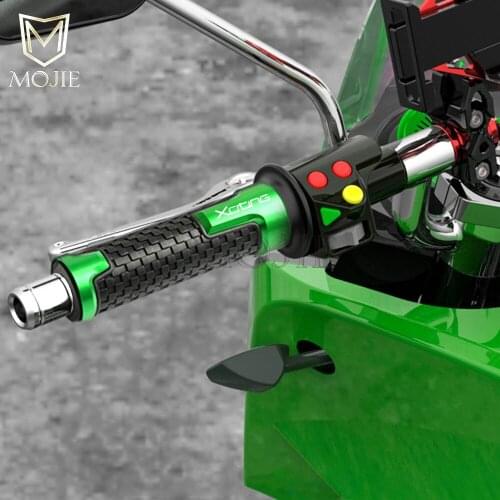 7/8" 22MM Motorcycle Accessories Handlebar Hand Grips Handle For KYMCO XCITING S400 S 400 2017-2018 2019