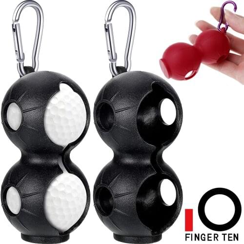 New Silicone Golf Ball Holder Clip Golfing Balls Storage Waist Bag Case Protective Cover Soft Tool Pack Sports Drop Shipping