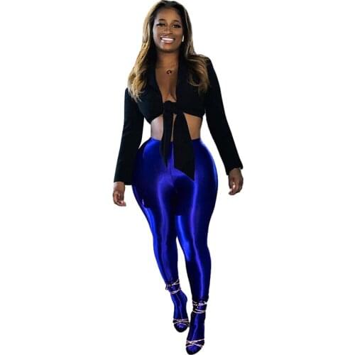 Solid Foot Pants Women Summer Skinny Body-shaping Leggings All-matching Hipster Streetwear Female Club Attire Trousers