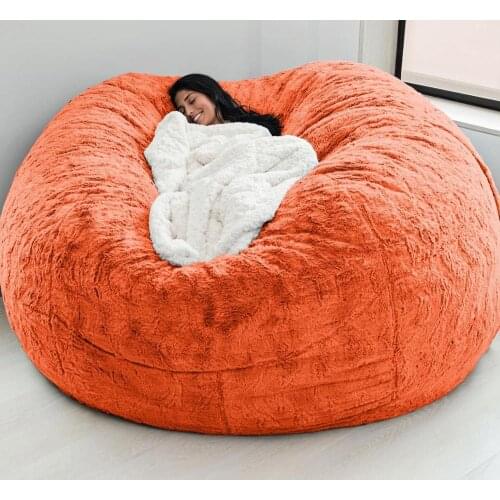 Dropshipping Big Bean Bag Sofa Puff No Filler Floor Seat Futon Lazy Sofa Bed Couch Tatami Comfy Lounge Chair