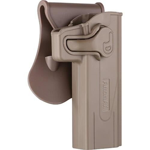 Amomax Adjustable Tactical Holster for STI Hi-Capa 2011 Series Blaster/ Tokyo Marui / WE / KWA / KJW - Right-handed Tan