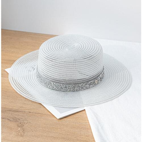2021 New Women Sun Hats For Wide Brim Beach Side Cap Floppy Female Straw Hat Solid Fringe Straw Hat Summer Hat Cap for Women