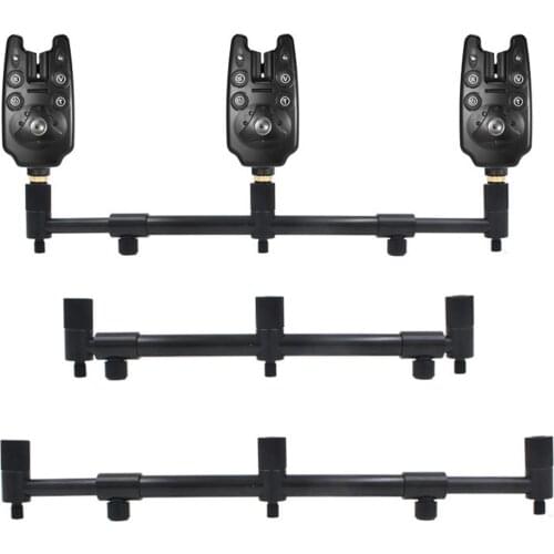 Reservoir Folding 3 Head Fishing Rod Holder Retractable Buzz Bar Pole Stand Fishing Rod Holder Retractable Buzz Bar Pole Stand