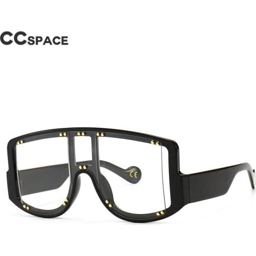 46637 Oversized Luxury Sunglasses Rivet Men Women Fashion Shades UV400 Vintage Glasses