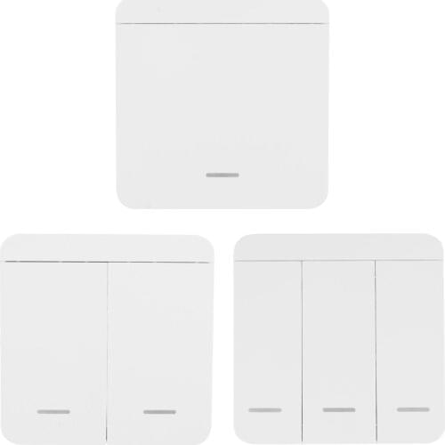 Smart Home Wall Panel Remote Transmitter 1/2/3 Button Sticky RF TX Room Living Room Bedroom Wireless Remote 315mhz 433.92Mhz