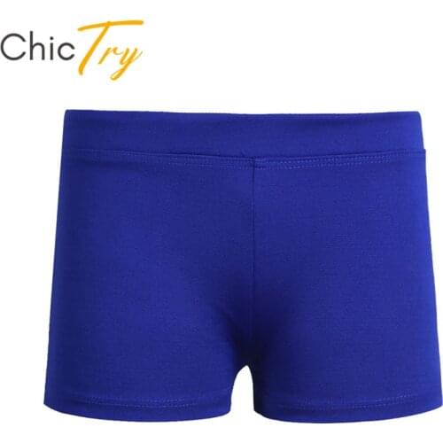 ChicTry Girls Low Rise Ballet Shorts Activewear Dance Shorts Yoga Sports Gym Workout Kids Gymnastics Shorts Practice Dance Wear