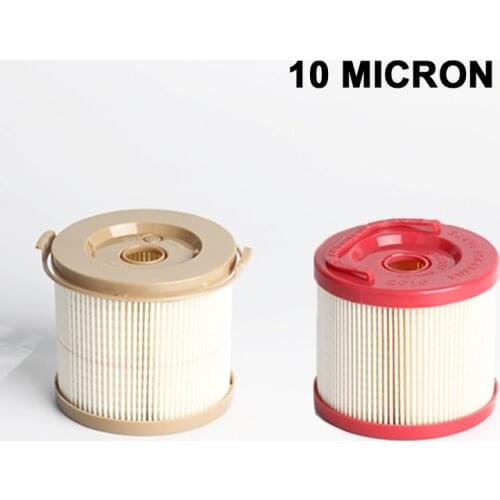 1Pair 2010PM Filter Element for 500FG Diesel Engine Fuel Filter Water Separator Replacement Truck Kit RACOR 2010PM 10 MICRON