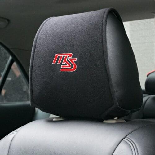 1PCS Hot car headrest cover fit for Mazda 3 mazda 6 CX 5 CX-5 CX3 323 Axela Atenza Accessories Car Styling