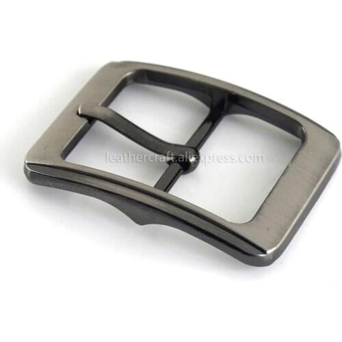 1x 25mm Fashion Metal Plated Belt Buckle Center Bar Single Pin Buckle Leather Craft Belt Strap Webbing Fit for 23-24mm