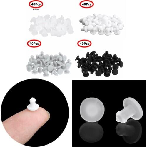 2.5mm Rubber Stoppers Plug Hole Cover High Temperature Resistant Solid Rubber Plug Stopper Paint Protection Round Insert Gasket