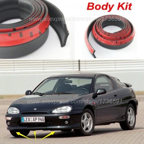 Bumper Lip Deflector Lips For Mazda MX-3 MX 3 MX3 AZ3 AZ-3 Precidia / Front Spoiler Skirt to Car Tuning View / Body Kit / Strip