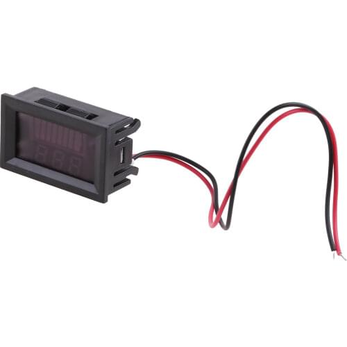 DC 12V-72V Lead-acid Digital Battery Capacity Indicator Charge Tester Voltmeter