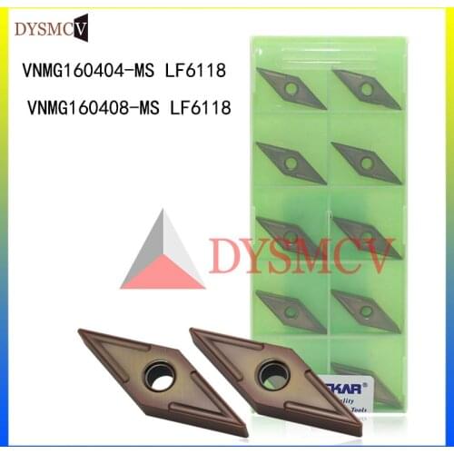 DESKAR100% original VNMG160404-MS LF6118 VNMG160404-MS LF6118 lathe machining stainless steel carbide turning insert