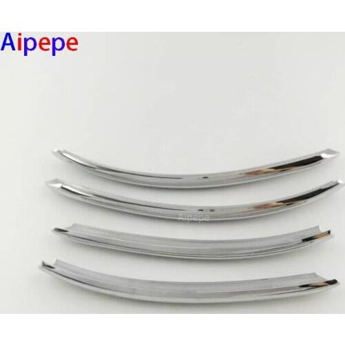 For AUDI Q3 2016 2017 ABS Chrome Front Fog Light Frame Molding Garnish Trim accessories car-styling