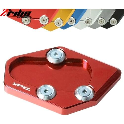 For Yamaha TMAX 530 XP 530 TMAX530 XP530 2015 2016 Motorcycle Side Stand Enlarge Anodizing Aluminum Motor stand Extension Plate