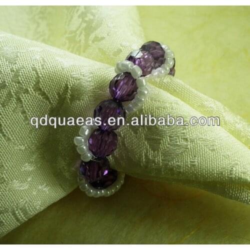 Acrylic napkin ring, napkin holder for wedding
