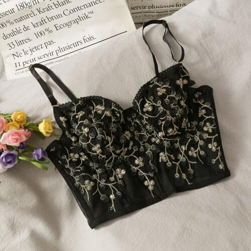 French 3D Decals Corset Top Womens Lace Slim Cropped Clothes Female Push Up Skinny Corsets Camis Print Clothing Ropa Mujer