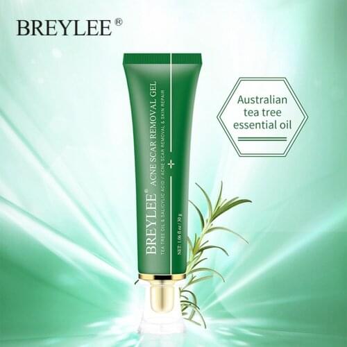 BREYLEE Acne Scar Removal Gel Fade Pimple Repair Skin Pigmentation Oil Control Shrink Pores Gel Moisturizing Soothing Face Skin