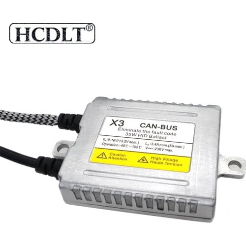 HCDLT 12V HID Xenon Ballast AC DLT Canbus Error Free HID Electronic Block Ignition For Car Xenon Light Kit H1 H3 H11 9005 9006