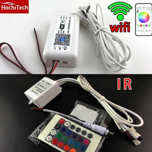 HochiTech IR Controller / Wifi Controller Phone App For Car RGB Angel Eyes Motorcycle RGB LED Light House RGB Strip Light