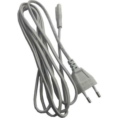 2.5m EU power cable Power cord for PS4 apple TV camera charger adapter 2X0.75mm2 copper conductor