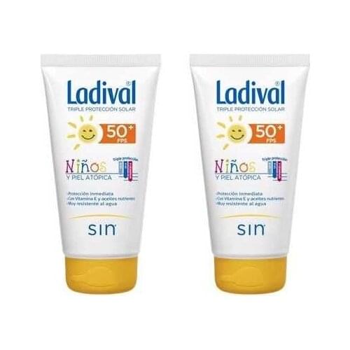 LADIVAL NIÑOS PACK PIEL ATOPICA SPF50 50% SEGUNDA UNIDAD 200ML