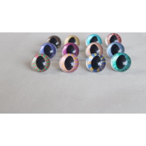 CUTE CAT EYES 100pcs 12mm 13 14 15 18 25mm clear crystal safety toy cat eyes +hand washer--color -size option--X12B