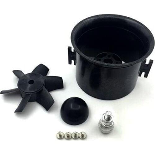 QX-MOTOR Brand 70mm EDF KIT with 6 Blades Ducted Fan Suit For RC Airplane Directly Buy from Factory