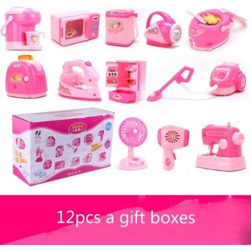 Furniture toy sets pretend Play toys Electric Music Furniture Accessories Simulation appliances series Toy For girls gifts new
