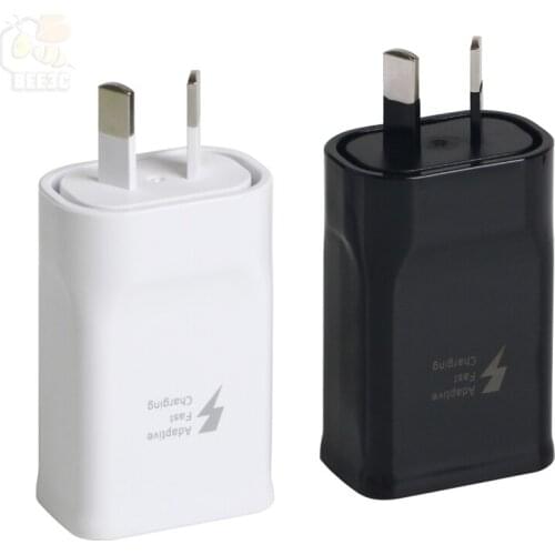 Note4 Adaptive Fast charging 9V-1.67A 5V 2A AU Plug Wall Travel Charger for Samsung Galaxy Note 4 5 S8 S7 S6 edge sam 100pcs/lot