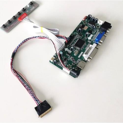 Fit A089SW01 B089AW01 LP089WS1 LVDS 40Pins 1024*600 VGA DVI LCD panel WLED 8.9" M.NT68676 screen controller board DIY kit