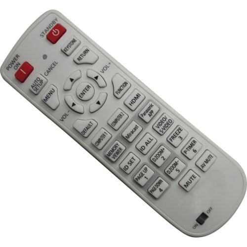 Remote Control For Panasonic PT-EZ580 PT-EZ580L PT-EZ770 PT-EZ770Z PT-EZ770ZL PT-EW640U PT-EW640UL PT-EW730ZUL 3LCD Projector