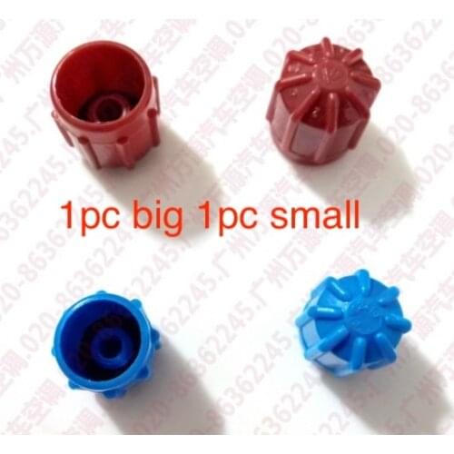2pcs for Mercedes Benz BMW Volkswagen Sagitar Magotan car air condition A/C refrigerant seat dust cap fluoride nozzle valve