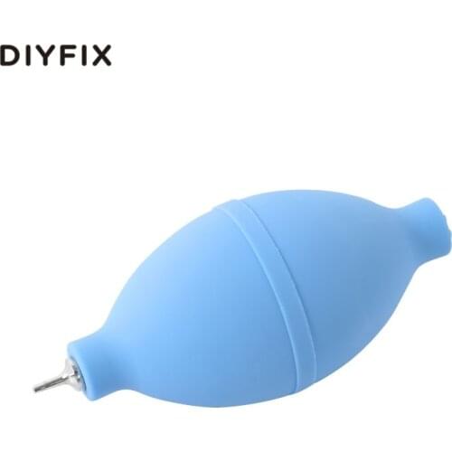 DIYFIX Rubber Mini Air Blower Pump Dust Cleaner with Metal Nozzle for DSLR Lens Cleaning Tool for SLR Camera Binocular Lens CCD
