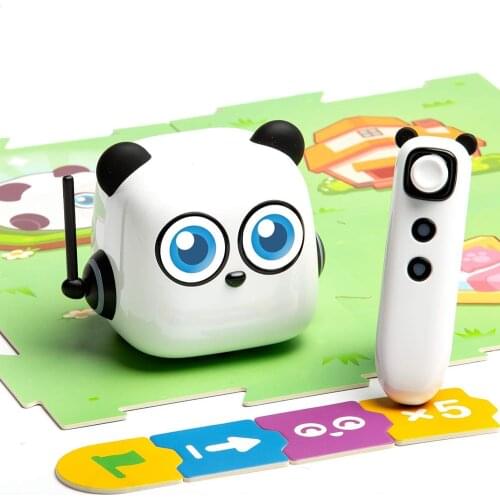 Makeblock mTiny Coding Robot, Educational STEM Toy with Puzzel Maps Preschool Kids Fun Interact with The Smart High Tech Screen