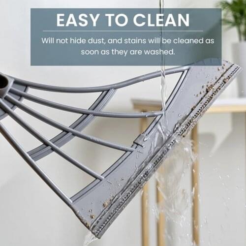 Hand Push Brooms Magic Rubber Broom Floor Cleaning Wiper Squeegee Sweeping Brush Pet Hair Water Sweeper Household Dust Brooms